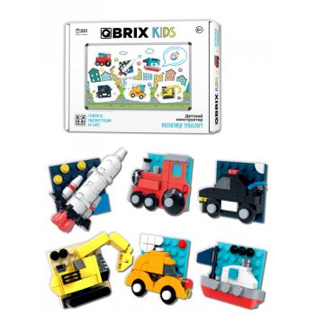Конструктор QBRIX KIDS Магнитики: транспорт