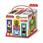 Пазлы тройные "Звери и профессии"  24 эл Baby Toys (макси)
