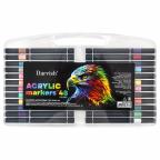 яя Маркеры акрил. 48цв. Darvish DV-16045-48 пласт.пенал