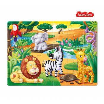 Пазл First Puzzle "Кто живет в Джунглях" 30 эл Baby Toys
