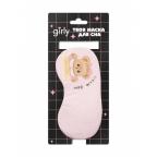 Маска для сна гелевая GIRLY "Мишка с бантиком", розовая