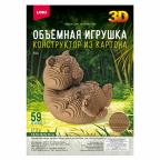 *Набор д/творч(Лори) 3D КонструкторИзКартона ОбъемнаяИгрушка Хомячок [57дет.,10*10*12.5см] (Нг-006)