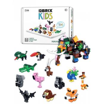 Конструктор QBRIX KIDS Энциклопедия животных